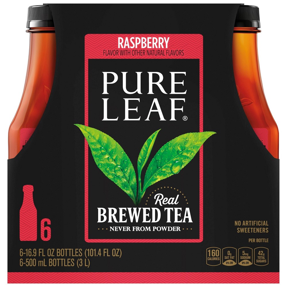 Pure Leaf Raspberry Iced Tea - 6pk/16.9 fl oz Bottles