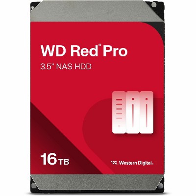 WD Red Pro 16TB Internal NAS Hard Drive - 3.5" - SATA/600 - CMR