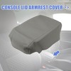 Unique Bargains Car Center Console Lid Armrest Seat Box Cover Protector Replacement Microfiber Leather for Toyota Avalon 2005-2012 - 2 of 4
