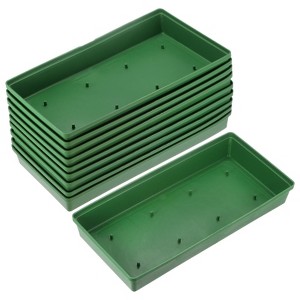 Unique Bargains Durable PP Plastic Floral Flower Arrangement Centerpiece Tray Green - 1 of 4