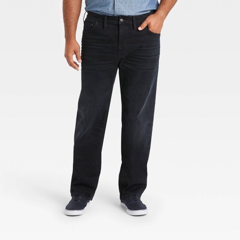 Men's Big & Slim Straight Fit Jeans - Goodfellow & Co™ Black Denim Target