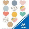 Carson Dellosa Education We Belong Jumbo Hearts & Dots Cut-Outs, 12 Per Pack, 3 Packs - 2 of 4