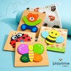 Magifire Wooden Puzzles, Set of 4 Montessori Toys for 1 Year Old, Toys for Toddlers 1-3, Baby Puzzles as Wood Toys - 4 of 4