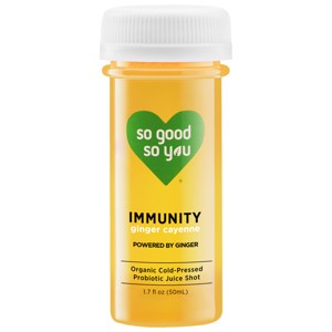 So Good So You Immunity Ginger with Cayenne Organic Probiotic Shot - 1.7 fl oz - 1 of 4