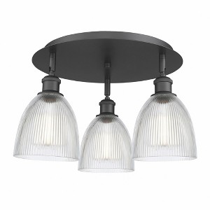 Castile - 3 Light Flush Mount In Industrial Style-9.5 Inches Tall and 17.75 Inches Wide - 1 of 1