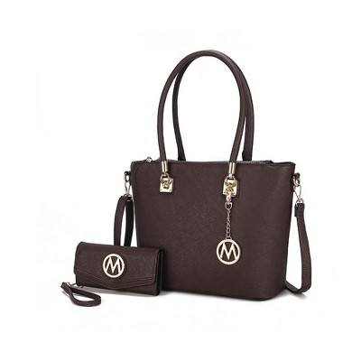 MKF Collection Vanessa Women's Fashion Tote & Wallet Set Handbag by Mia K