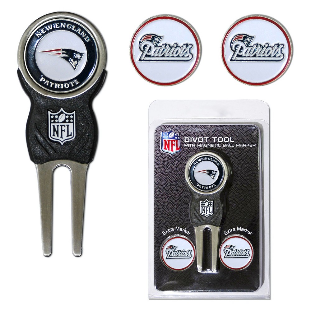 UPC 637556317452 product image for New England Patriots NFL Team Golf Divot Tool Pack with Signature Tool | upcitemdb.com