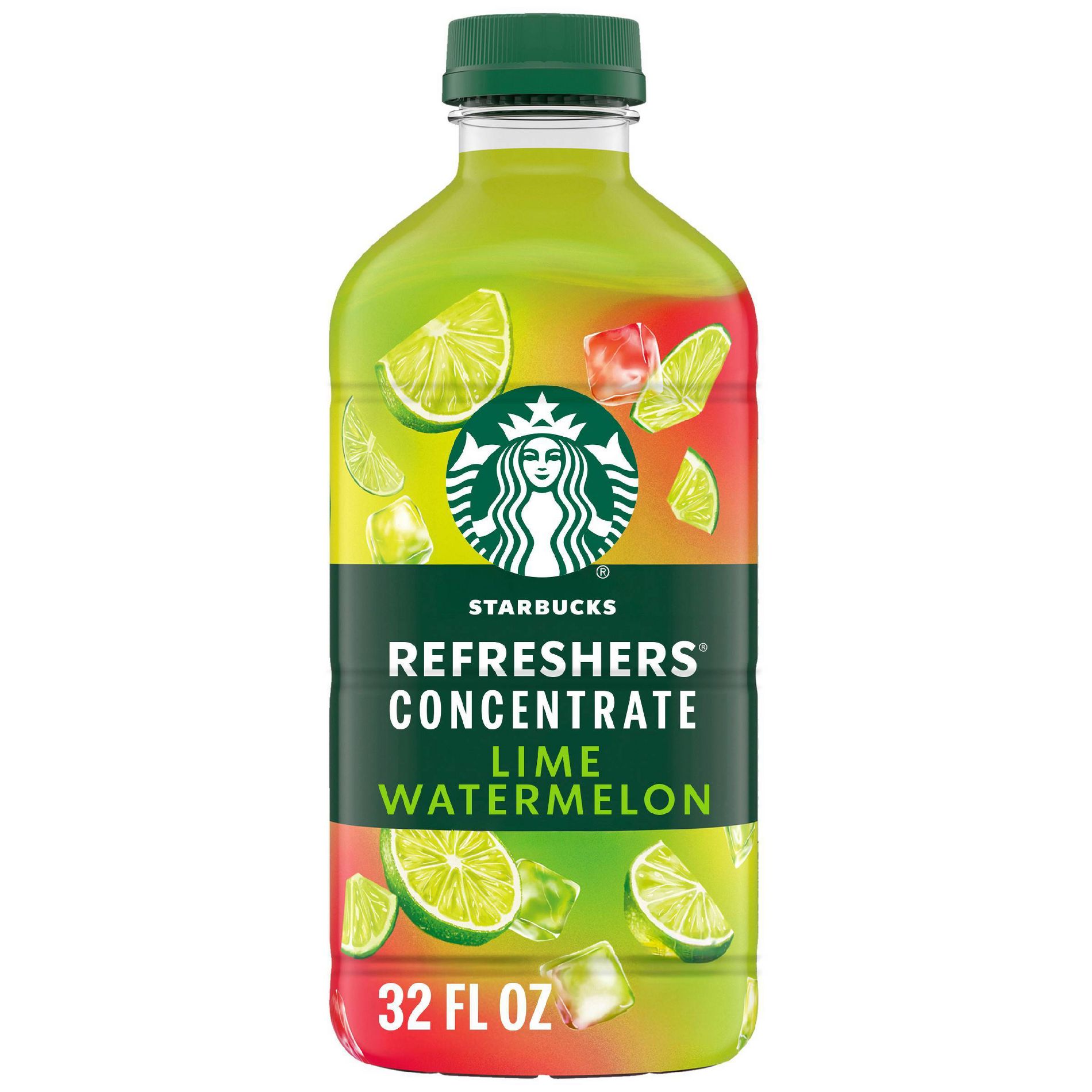 Starbucks Refreshers Lime Watermelon Concentrate - 32 fl oz