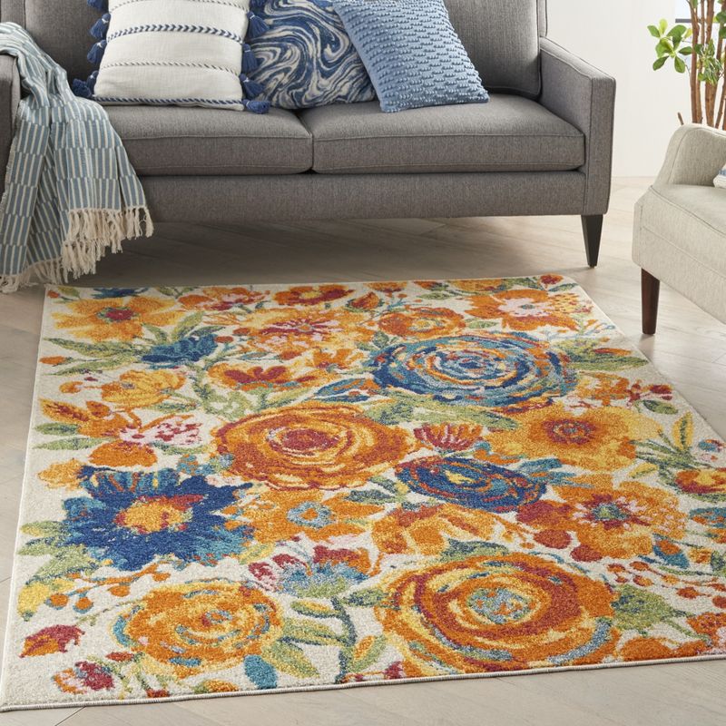 Nourison Allur Boho Abstract Floral Indoor Area Rug, 3 of 13