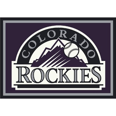 MLB Colorado Rockies 8"x11" Spirit Rug