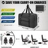 Small Duffle Bag for Travel, Personal Item Travel Bag Foldable Travel Tote Mini Gym Bag for Men Women - 3 of 4