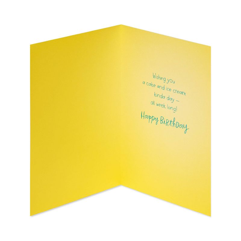 6ct Birthday Cards Celebrate Cake, 4 of 9