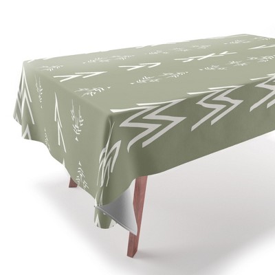 Sheila Wenzel-Ganny Sage Minimalist Mudcloth Tablecloth - Deny Designs