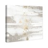 12" x 12" Sun and Rain Abstract Unframed Canvas Wall Art in White - Oliver Gal: Modern Decor, Digital Print - 4 of 4