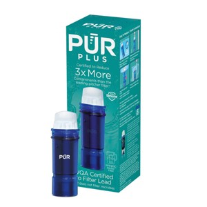 PUR PLUS Lead Reducing Water Pitcher & Dispenser Replacement Filter 1-Pack: PUR Filtration, NSF & WQA Certified, PPF951K1 - 1 of 4