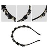 Unique Bargains Women's Bling Unspecified Shapes Rhinestone Headband 4.92"x0.59" 1Pc - 3 of 4