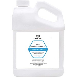 TriNova Granite Cleaner & Polish - Enhances Shine, Streakless - for Counter-tops, Marble, Stone, Bathroom Tile Kitchen, & Islands – 128 fl oz - 1 of 4