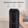 Vornado Rise 12H Tower Space Heater with 2 Heat Settings and Advanced Safety Features: Electric Fan, 900W, ETL Listed - 3 of 4
