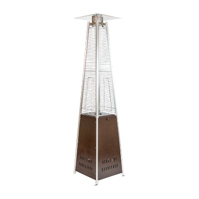 Emma And Oliver Outdoor Patio Heater - Bronze - 7.5 Feet Round Steel ...