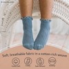 Cozyway Non-Slip Crew Grip Girls Socks, 12 Pack for Girls, Rainbow/Hearts/Animals, 5-7 Years Old - 4 of 4