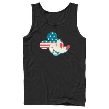 Men's Mickey & Friends Fourth of July Mickey Mouse Face Tank Top