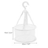 Unique Bargains Folding Clothes Drying Basket 5.12"x7.87" White 1 Pc - 3 of 4