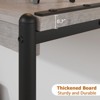 Entryway Table with Storage, 2-Tier Console Table, Industrial Sofa Table w/Open Shelves, Foyer Tables for Entryway, Hallway, Living Room - 4 of 4