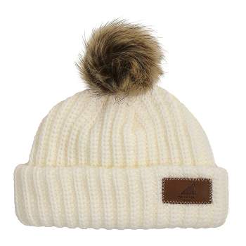 Arctic Gear Infant Acrylic Ribbed Cuff Winter Hat with Pom
