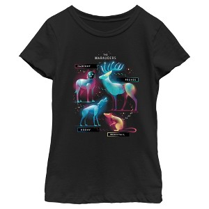 Girl's Harry Potter The Marauder Animals T-Shirt - 1 of 4