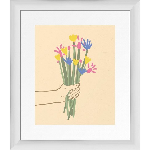 Exquisite Floral Framed Wall Art Ptm Images Target
