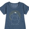 - Pokémon - Psyduck Spiral Graphic Short Sleeve Fleece Dress - 2 of 4