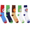 Nintendo Super Mario Bros. Adult Character Inspired Designs 5-Pair Crew Socks - 2 of 4