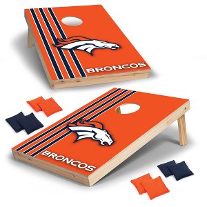 NFL Denver Broncos 2'x3' Wood Cornhole Set - 1 of 4