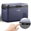 26QT Portable Car Fridge with LCD Display, IPX4 Waterproof mini Fridge, Car Refrigerator with ECO/MAX Dual Cooling Modes - 2 of 4