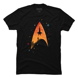 Men's StarTrek Star Trek Looking At The Stars By T-Shirt - 1 of 2