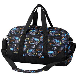 Generic Kids Duffle Bag Boys - Monster Truck Weekender Overnight Bags - 1 of 4