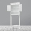 Teamson Home Clara Over the Toilet Space Saver Storage Cabinet with Double Doors White - Elegant Home Fashions: Bathroom Organizer Etageres - 4 of 4
