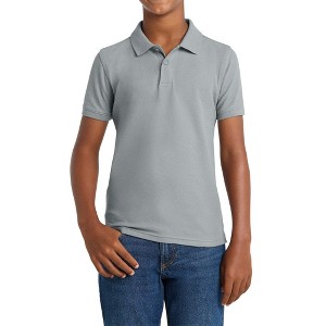 Mafoose Youth Comfortable Core Classic Pique Polo Shirt for Everyday Wear - 1 of 4