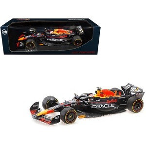 Red Bull Racing RB19 #1 "Oracle" Winner F1 "Belgian GP" (2023) with Driver Limited Edition 1/18 Diecast Model Car by Minichamps - 1 of 3