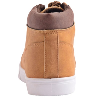 Мужские Alpine Swiss Keith Mens High Top Fashion Sneakers Lace up Casual Boots Tan 10 M US — фото 5