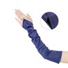 INSPIRE CHIC Women's Fingerless Satin Elbow Long Gloves 1 Pair - 3 of 4