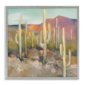 Stupell Industries Soft Cactus Desert Landscape, 12" x 12" - 1 of 4