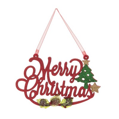 Gallerie II Merry Christmas Cut Out Mdf   Acrylic Holiday Christmas Xmas Ornament