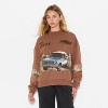 Women's Chevy Blazer Fleece Graphic Sweatshirt - Light Brown - 2 of 3