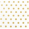 WOXINDA Christmas Gift Gold And White Wrapping Paper Valentine's Day  Birthday Gift Box Wrapping Paper Polka Dots Wrapping Paper 