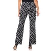 Rekucci Travel in Style Women's Soft Knit Classic Straight Leg Pant - 3 of 4