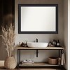 Amanti Art Oliver Non-Beveled Wood Framed Bathroom Vanity Wall Mirror - 4 of 4