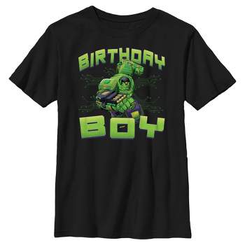 Boy's Marvel Birthday Boy Hulk Mech Suit T-Shirt