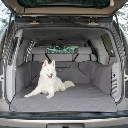 K&H Pet Products Quilted Cargo Cover Gray Full Size Vehicle 57 Inches