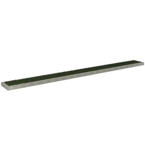 vidaXL Gabion Raised Bed Galvanized Steel 393.7"x39.4"x7.9" - 1 of 4